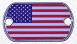 American Flag Dog Tag