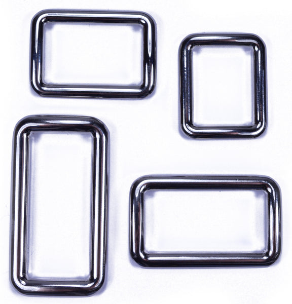 Solid Stainless Steel Metal Square Ring –