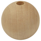 1 Inch Wood Ball with Hole