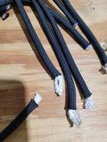 Irregular Black 550 Paracord – Approx. 2,967 One-Foot Cut Sections