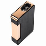 Black & Rose Gold Dual Flame Torch Lighter