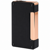 Black & Rose Gold Dual Flame Torch Lighter
