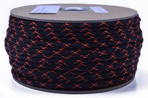 Black with Orange X - 250 Foot Spool