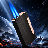 Black & Rose Gold Dual Flame Torch Lighter