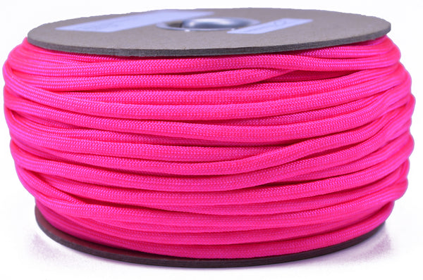 Neon Pink - 250 Foot Spool – BoredParacord.com