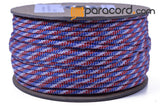 Red White Blue Stripes - 250 Foot Spool