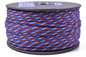 Red White Blue Stripes - 250 Foot Spool