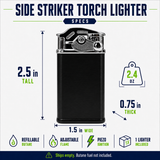 Side Striker Torch Lighter