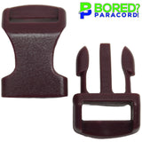 1/2" Burgundy Buckles