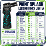 Paint Splash Locking Torch Lighter