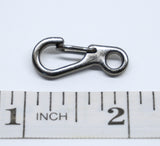Gun Metal Single Hole Clip