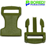 1/2" Olive Green Buckles