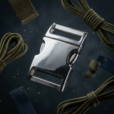 3/4" Chrome Metal Buckle