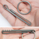 Titanium Pocket Clip & Key Ring Set – Minimalist EDC Design