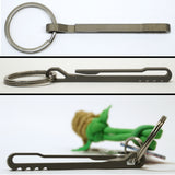Titanium Pocket Clip & Key Ring Set – Minimalist EDC Design