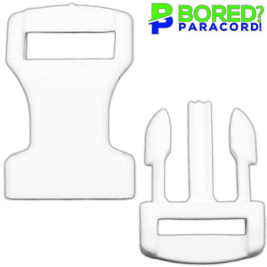 1/2" White Buckles