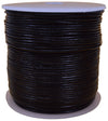 Black 1mm Leather Round Cord