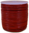 Red 1mm Leather Round Cord