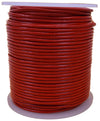Red 2mm Leather Round Cord