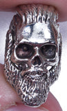 Bearded Mohawk Skull Bead