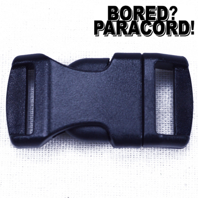 Crown Bolt 1.5 in. Black Paracord Survival Bracelet Buckles 56204 - The  Home Depot