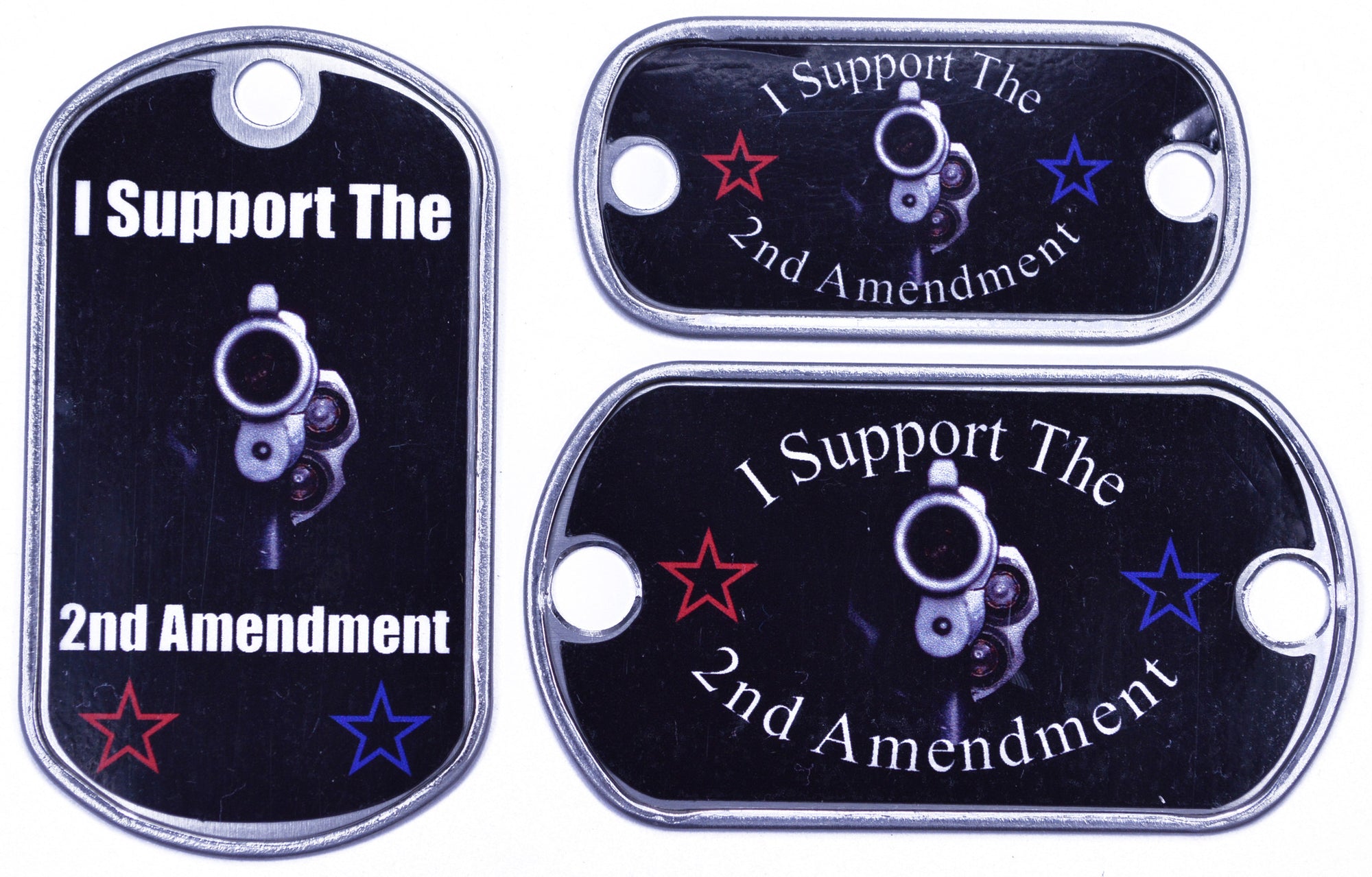 I Support The 2nd Amendment Dog Tag – BoredParacord.com