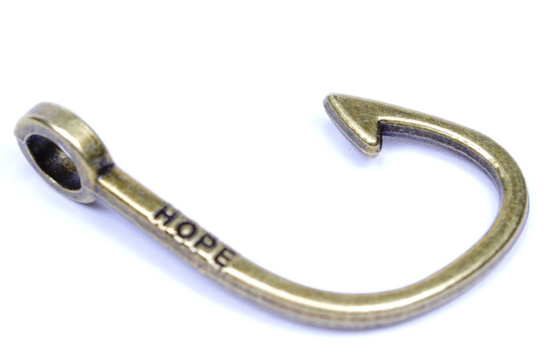 bronze fishing hook Bronze Fish Hook – BoredParacord.com