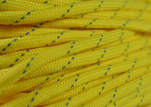 Reflective Tracer Yellow Paracord