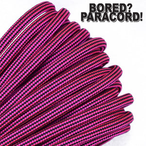 Neon Pink And Black Stripes